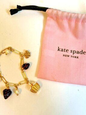 Kate Spade Precious Summer Bracelet Gold NWT
